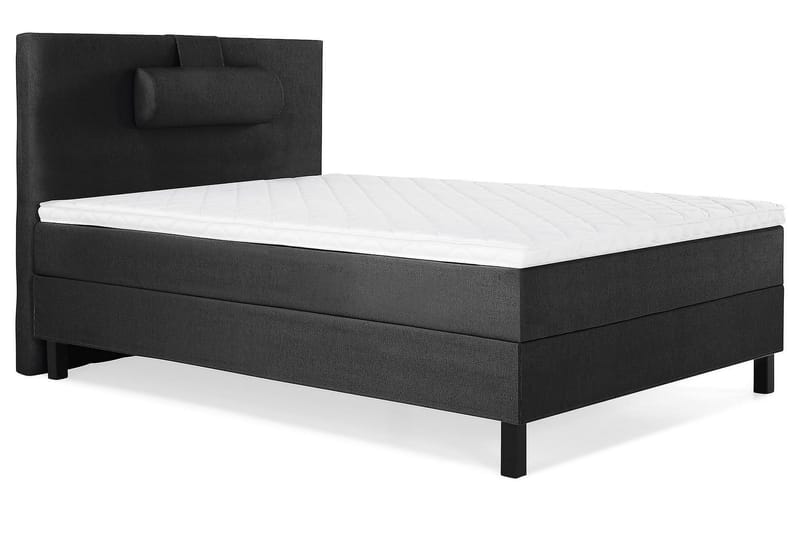 Jenkkisänky Lucky 120x200 Vaahto - Musta/Harmaa - Huonekalut - Sänky - Yhden hengen sängyt