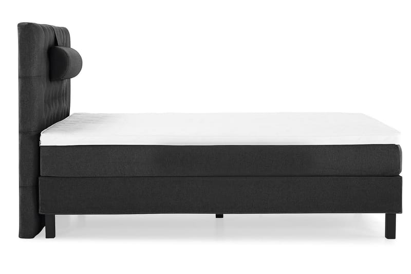 Jenkkisänky Lucky 120x200 Vaahto - Musta/Harmaa - Huonekalut - Sänky - Yhden hengen sängyt