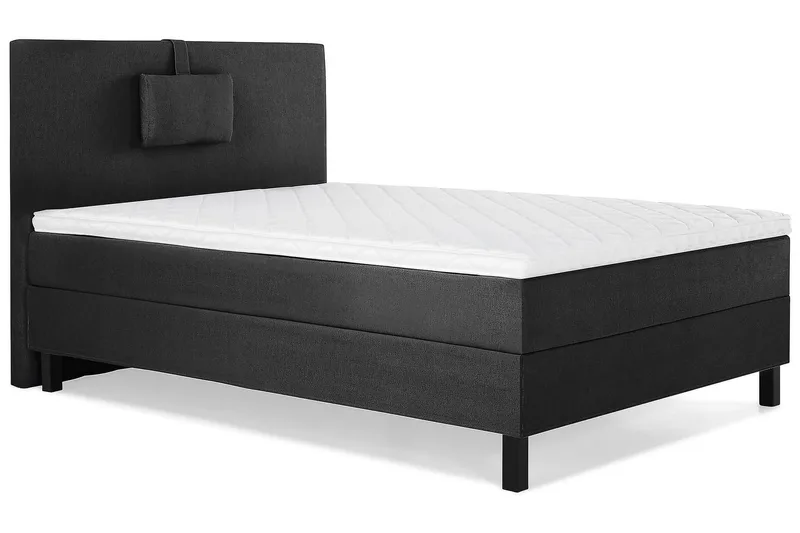Jenkkisänky Lucky 120x200 Vaahto - Musta/Harmaa - Huonekalut - Sänky - Jenkkisängyt