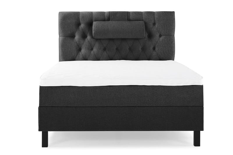 Jenkkisänky Lucky 120x200 Vaahto - Musta/Harmaa - Huonekalut - Sänky - Yhden hengen sängyt
