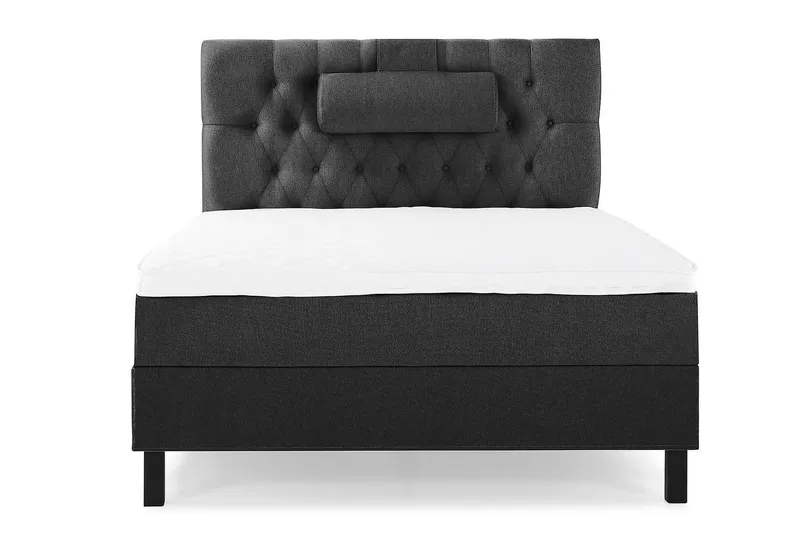 Jenkkisänky Lucky 120x200 Vaahto - Musta/Harmaa - Huonekalut - Sänky - Jenkkisängyt