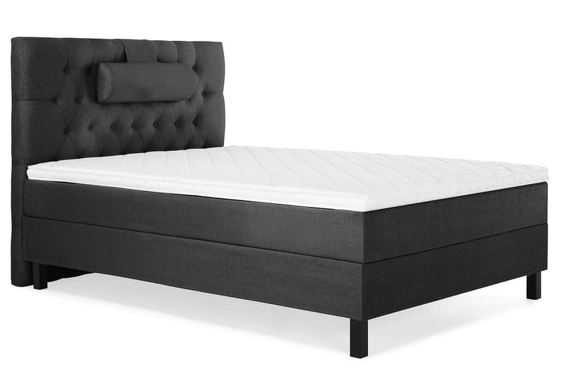 Jenkkisänky Lucky 120x200 Vaahto - Musta/Harmaa - Huonekalut - Sänky - Yhden hengen sängyt
