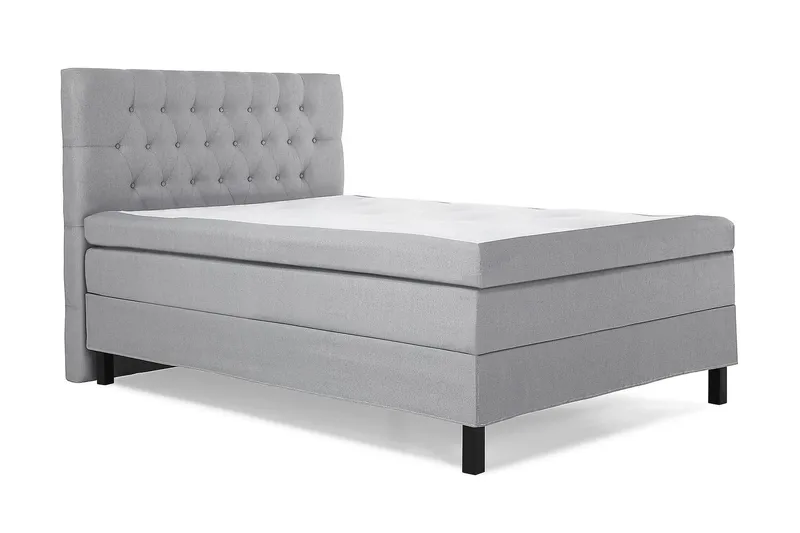 Jenkkisänky Lucky 120x200 Polyeetteri - Harmaa - Huonekalut - Sänky - Yhden hengen sängyt