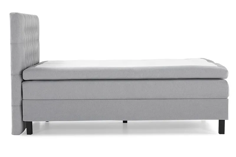 Jenkkisänky Lucky 120x200 Polyeetteri - Harmaa - Huonekalut - Sänky - Yhden hengen sängyt