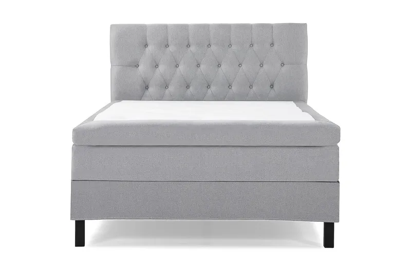 Jenkkisänky Lucky 120x200 Polyeetteri - Harmaa - Huonekalut - Sänky - Yhden hengen sängyt