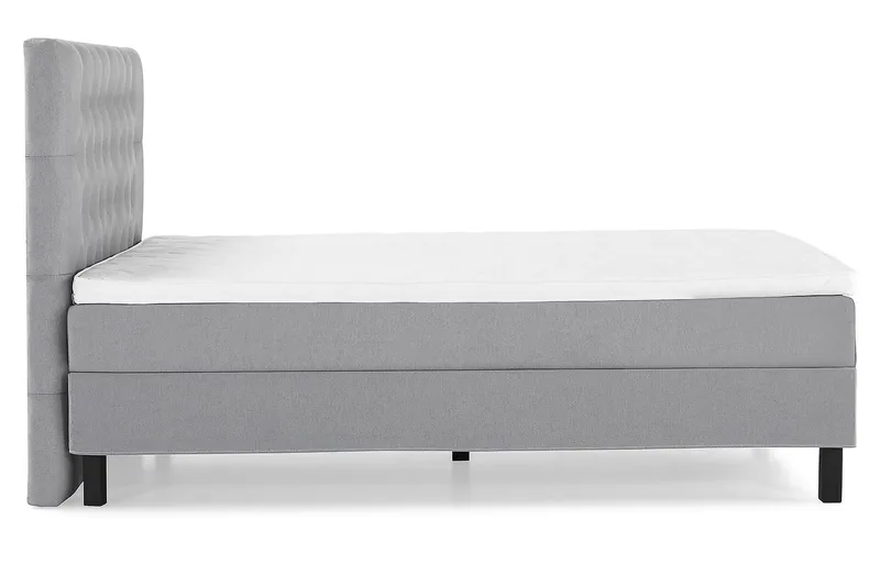 Jenkkisänky Lucky 140x200 cm Vaahto - Vaaleanharmaa - Huonekalut - Sänky - Jenkkisängyt