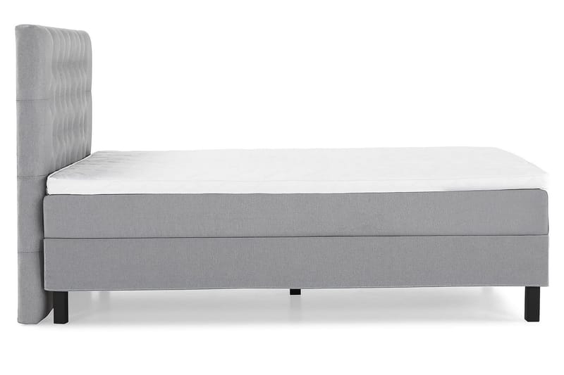 Jenkkisänky Lucky 140x200 cm Vaahto - Vaaleanharmaa - Huonekalut - Sänky - Jenkkisängyt
