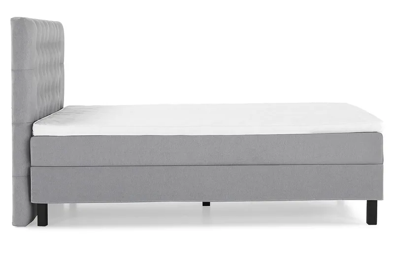 Jenkkisänky Lucky 140x200 cm Vaahto - Vaaleanharmaa - Huonekalut - Sänky - Jenkkisängyt