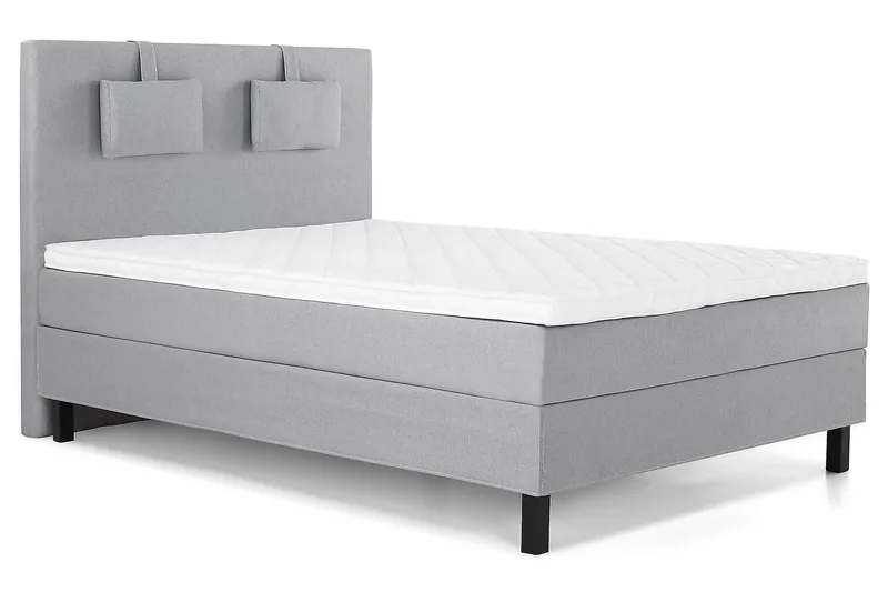 Jenkkisänky Lucky 140x200 cm Vaahto - Vaaleanharmaa - Huonekalut - Sänky - Jenkkisängyt