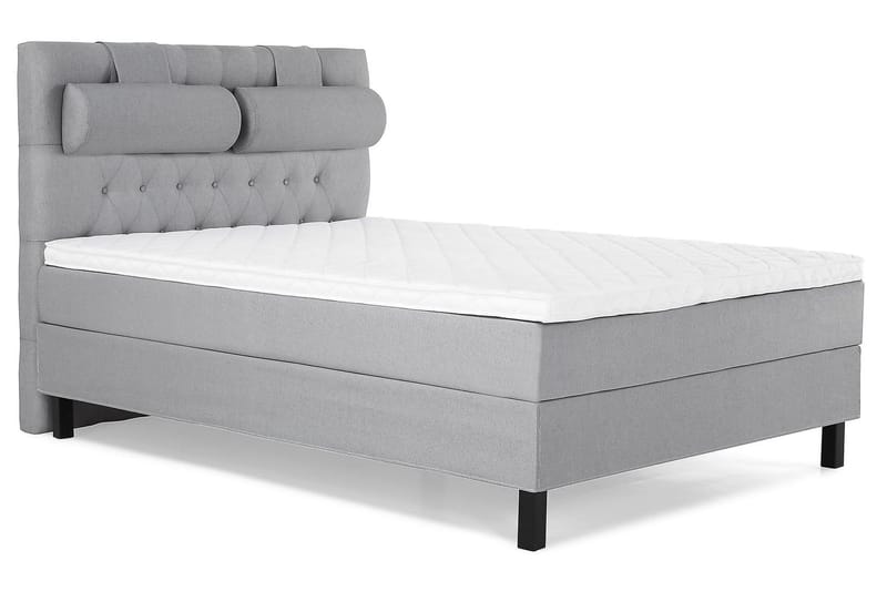 Jenkkisänky Lucky 140x200 cm Vaahto - Vaaleanharmaa - Huonekalut - Sänky - Jenkkisängyt