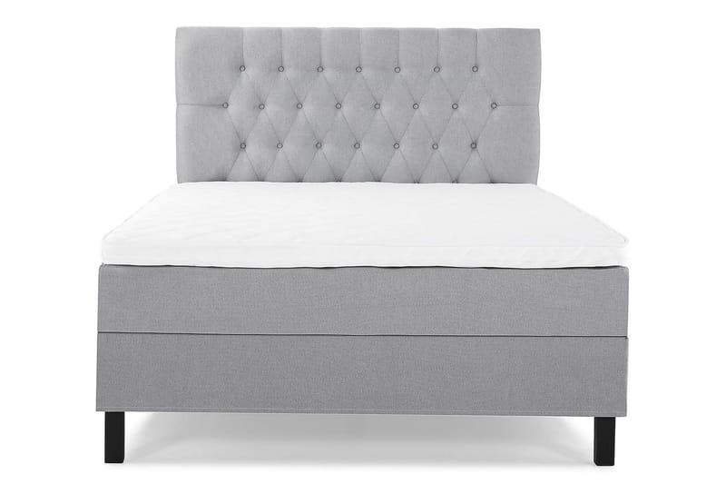 Jenkkisänky Lucky 140x200 cm Vaahto - Vaaleanharmaa - Huonekalut - Sänky - Jenkkisängyt