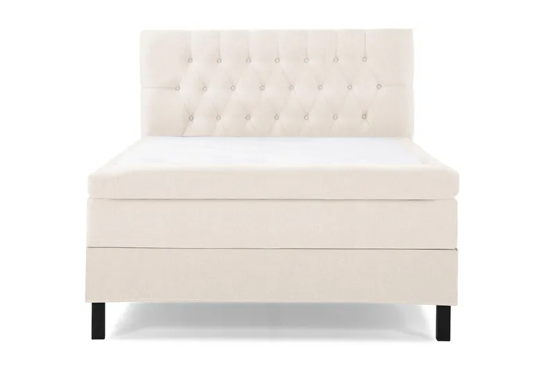 Jenkkisänky Lucky 140x200 Lateksi - Beige - Huonekalut - Sänky - Jenkkisängyt