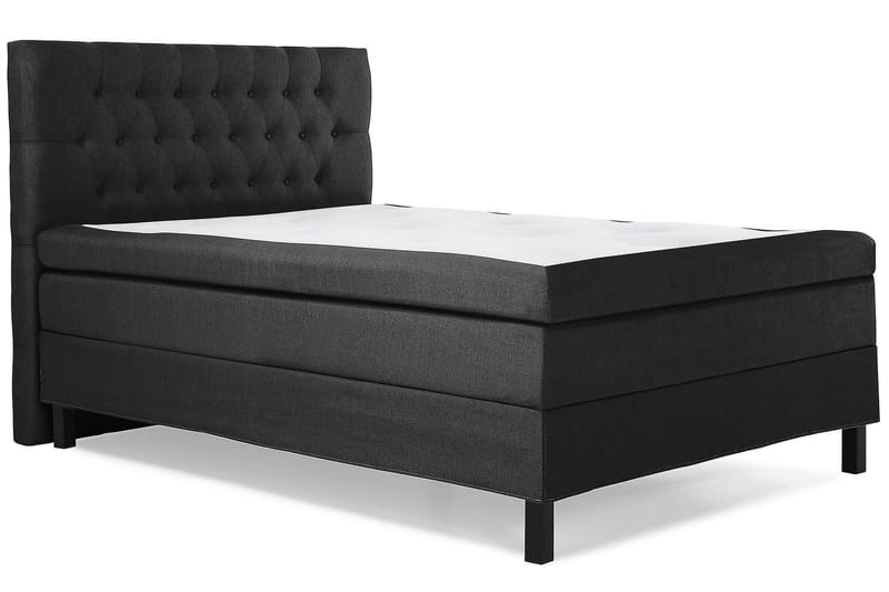 Jenkkisänky Lucky 140x200 Lateksi - Musta/Harmaa - Huonekalut - Sänky - Jenkkisängyt