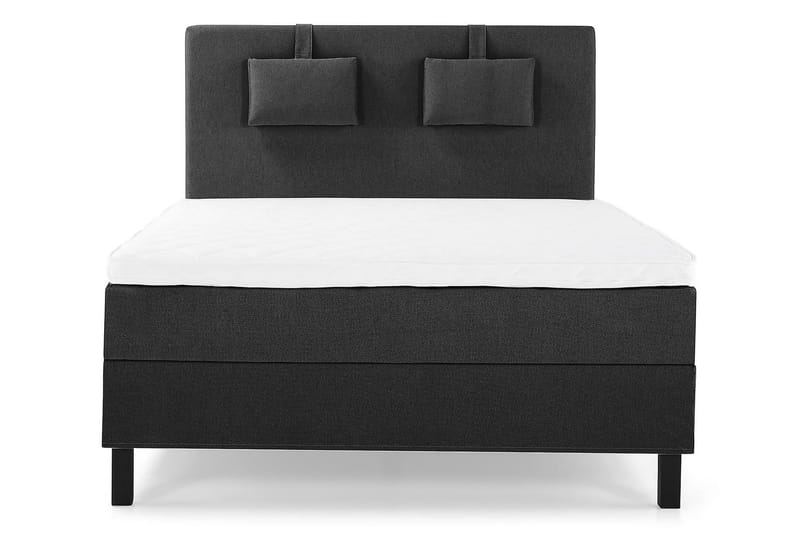 Jenkkisänky Lucky 140x200 Vaahto - Musta/Harmaa - Huonekalut - Sänky - Jenkkisängyt