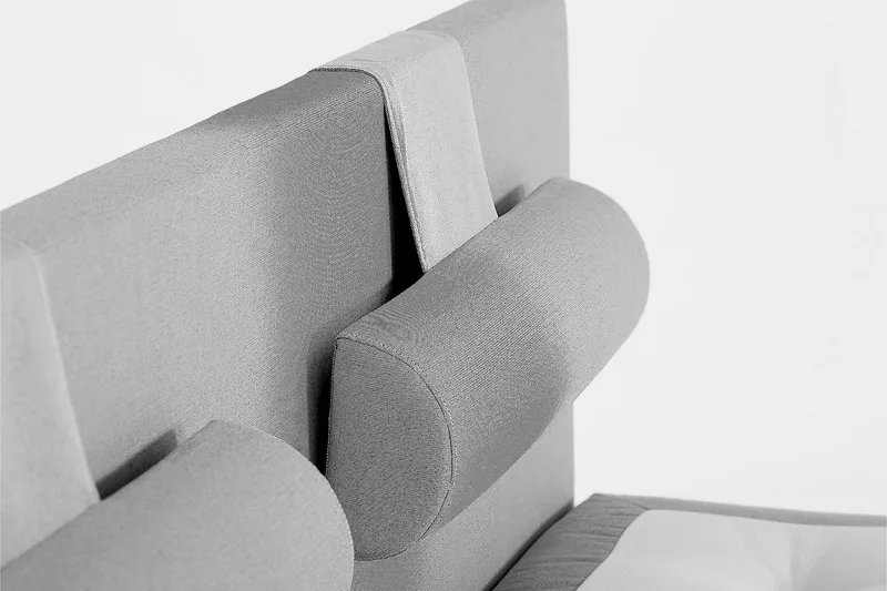 Jenkkisänky Lucky 150x200 Vaahto - Vaaleanharmaa - Huonekalut - Sänky - Jenkkisängyt