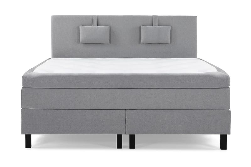 Jenkkisänky Lucky 150x200 Polyeetteri - Vaaleanharmaa - Huonekalut - Sänky - Jenkkisängyt