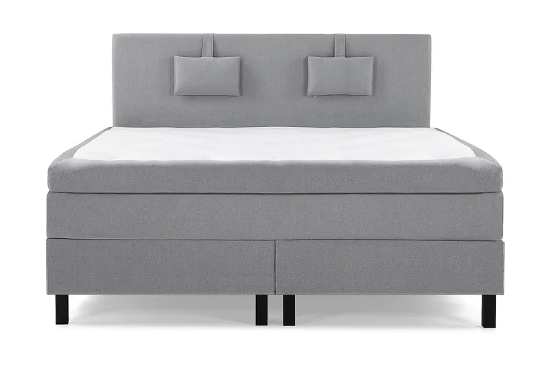 Jenkkisänky Lucky 150x200 Polyeetteri - Vaaleanharmaa - Huonekalut - Sänky - Jenkkisängyt