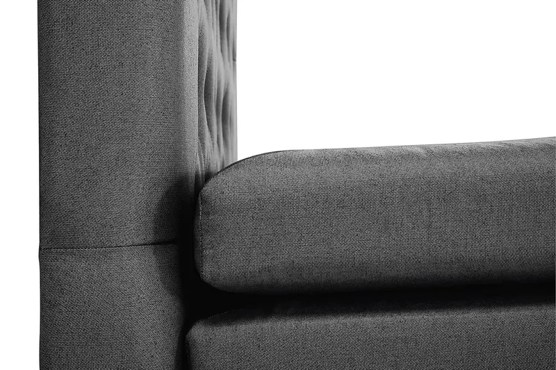 Jenkkisänky Lucky 160x200 Lateksi - Musta/Harmaa - Huonekalut - Sänky - Jenkkisängyt