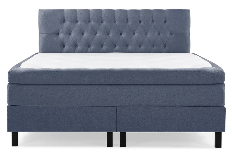 Jenkkisänky Lucky 160x200 Lateksi - Tummansininen - Huonekalut - Sänky - Jenkkisängyt