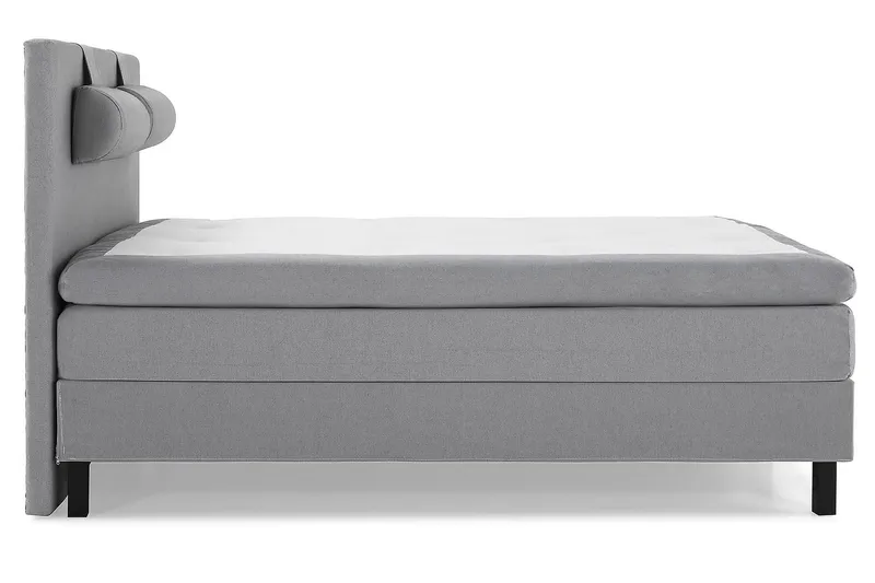 Jenkkisänky Lucky 160x200 Memory - Vaaleanharmaa - Huonekalut - Sänky - Jenkkisängyt