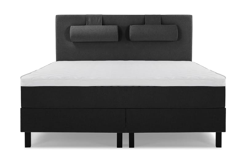 Jenkkisänky Lucky 160x200 Vaahto - Musta/Harmaa - Huonekalut - Sänky - Jenkkisängyt