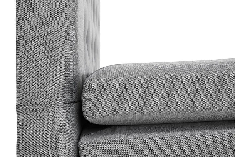 Jenkkisänky Lucky 160x200 Polyeetteri - Vaaleanharmaa - Huonekalut - Sänky - Jenkkisängyt