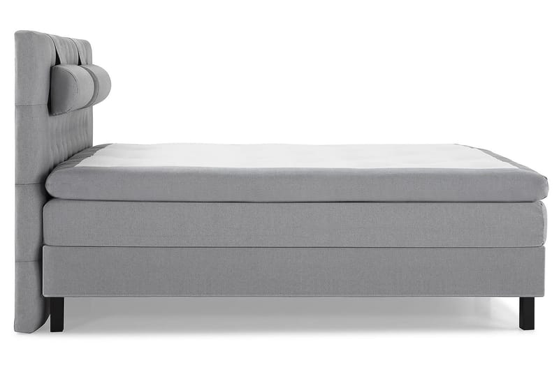 Jenkkisänky Lucky 160x200 Polyeetteri - Vaaleanharmaa - Huonekalut - Sänky - Jenkkisängyt