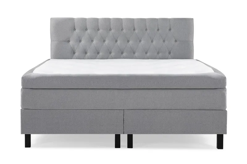 Jenkkisänky Lucky 180x200 Lateksi - Harmaa - Huonekalut - Sänky - Jenkkisängyt