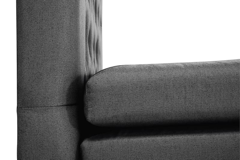 Jenkkisänky Lucky 180x200 Lateksi - Musta/Harmaa - Huonekalut - Sänky - Jenkkisängyt