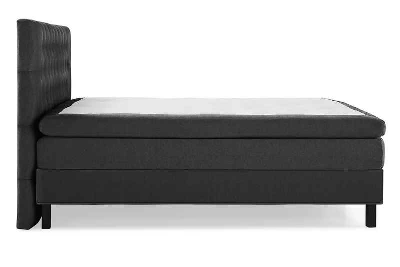 Jenkkisänky Lucky 180x200 Memory - Musta/Harmaa - Huonekalut - Sänky - Jenkkisängyt