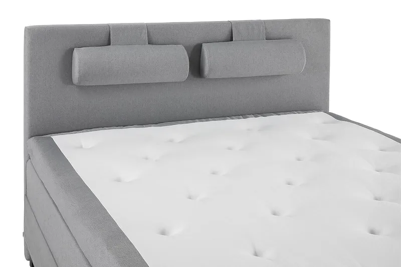 Jenkkisänky Lucky 180x200 Memory - Vaaleanharmaa - Huonekalut - Sänky - Jenkkisängyt