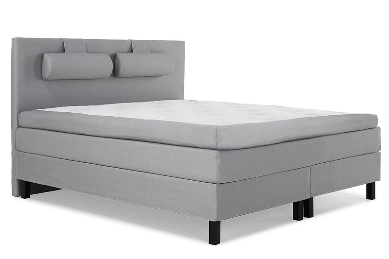 Jenkkisänky Lucky 180x200 Memory - Vaaleanharmaa - Huonekalut - Sänky - Jenkkisängyt