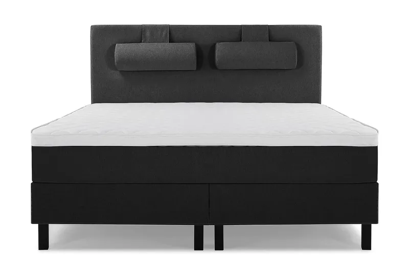 Jenkkisänky Lucky 180x200 Vaahto - Musta/Harmaa - Huonekalut - Sänky - Jenkkisängyt