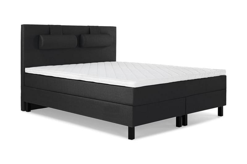 Jenkkisänky Lucky 180x200 Vaahto - Musta/Harmaa - Huonekalut - Sänky - Jenkkisängyt