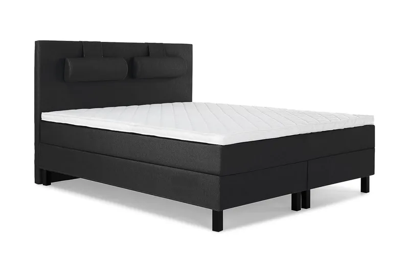 Jenkkisänky Lucky 180x200 Vaahto - Musta/Harmaa - Huonekalut - Sänky - Jenkkisängyt