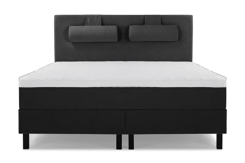 Jenkkisänky Lucky 180x200 Vaahto - Musta/Harmaa - Huonekalut - Sänky - Jenkkisängyt