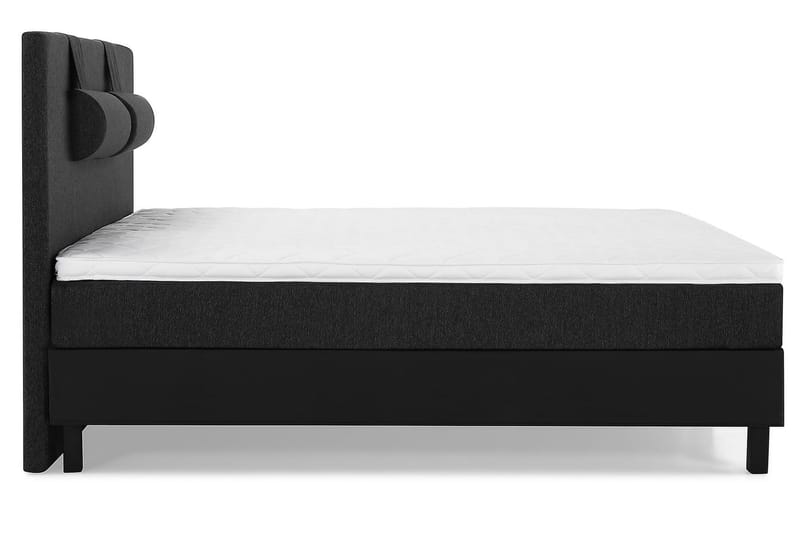 Jenkkisänky Lucky 180x200 Vaahto - Musta/Harmaa/PU - Huonekalut - Sänky - Jenkkisängyt
