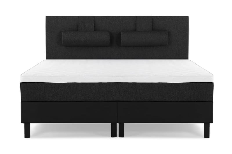 Jenkkisänky Lucky 180x200 Vaahto - Musta/Harmaa/PU - Huonekalut - Sänky - Jenkkisängyt