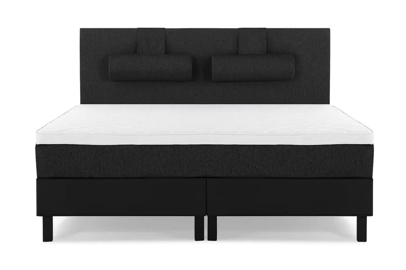 Jenkkisänky Lucky 180x200 Vaahto - Musta/Harmaa/PU - Huonekalut - Sänky - Jenkkisängyt