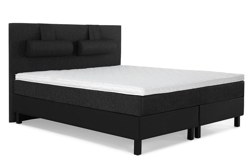 Jenkkisänky Lucky 180x200 Vaahto - Musta/Harmaa/PU - Huonekalut - Sänky - Jenkkisängyt