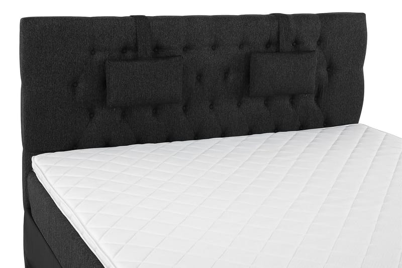 Jenkkisänky Lucky 180x200 Vaahto - Musta/Harmaa/PU - Huonekalut - Sänky - Jenkkisängyt