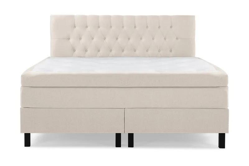 Jenkkisänky Lucky 180x200 Polyeetteri - Beige - Huonekalut - Sänky - Jenkkisängyt