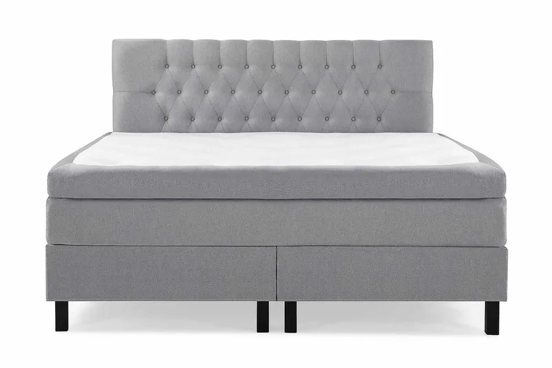 Jenkkisänky Lucky 180x200 Polyeetteri - Harmaa - Huonekalut - Sänky - Jenkkisängyt