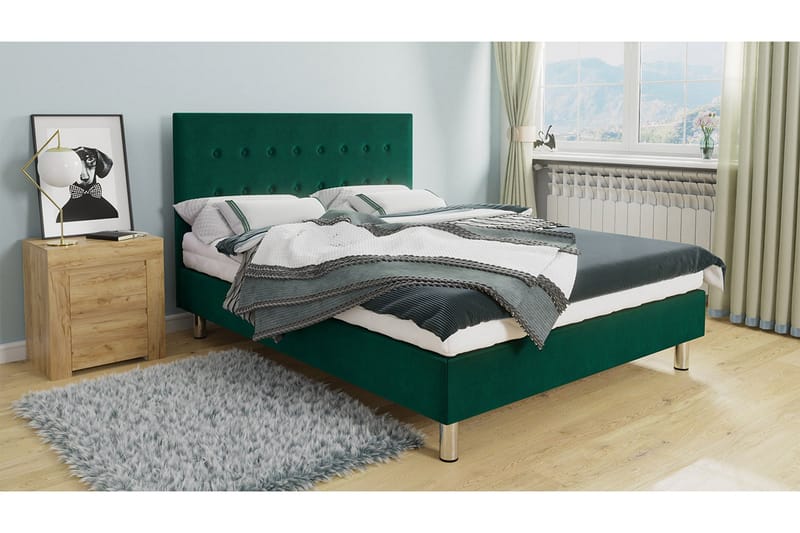 Jenkkisänky Lux 90x204 cm - Huonekalut - Sänky - Yhden hengen sängyt