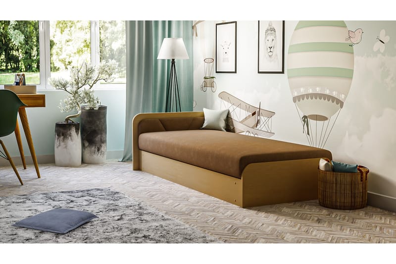 Jenkkisänky Mayuri 80x190 cm, Ruskea