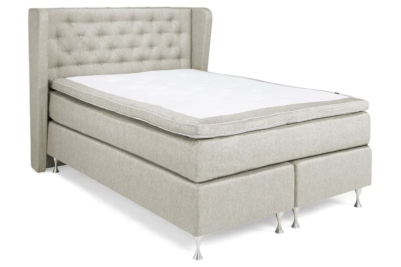 Jenkkisänky Mist 140x200 - Beige - Huonekalut - Sänky - Jenkkisängyt