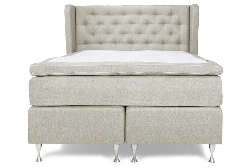 Jenkkisänky Mist 140x200 - Beige - Huonekalut - Sänky - Jenkkisängyt