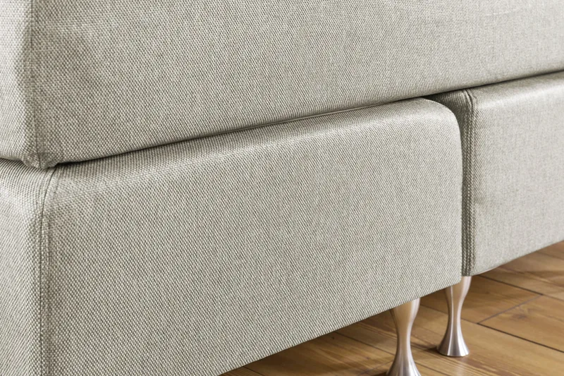 Jenkkisänky Mist 140x200 - Beige - Huonekalut - Sänky - Jenkkisängyt