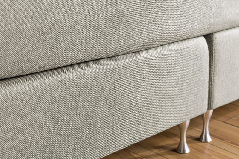 Jenkkisänky Mist 160x200 - Beige - Huonekalut - Sänky - Jenkkisängyt