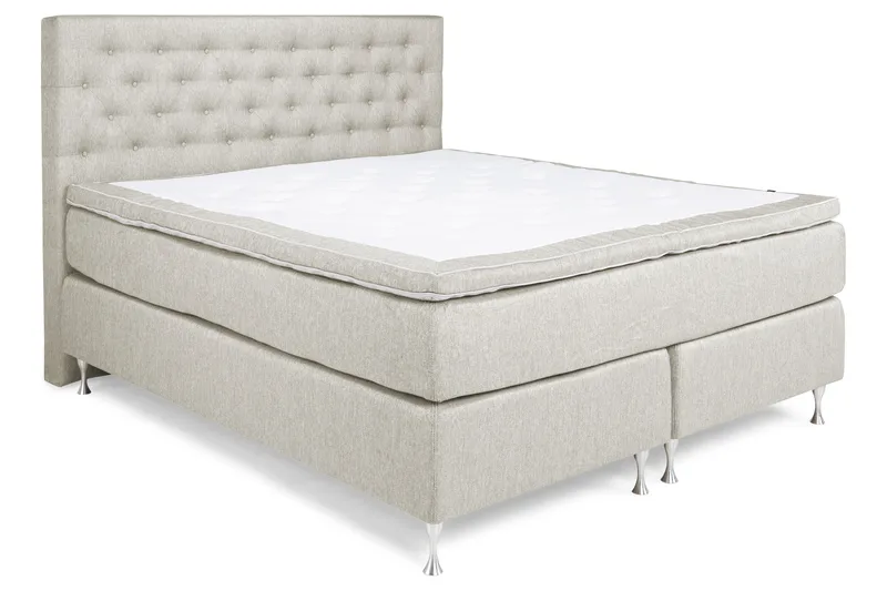 Jenkkisänky Mist 160x200 - Beige - Huonekalut - Sänky - Jenkkisängyt